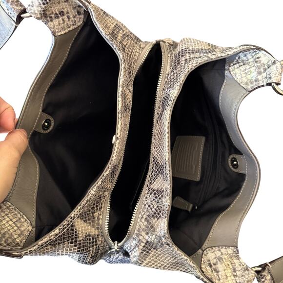 Vintage Coach Python Snake Skin Hobo Bag - Picture 7 of 12
